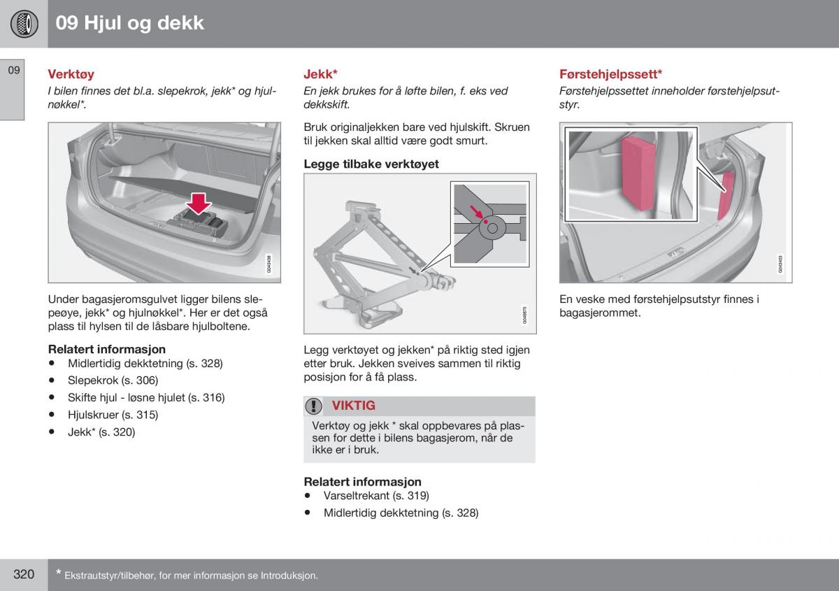 Volvo S60 II 2 bruksanvisningen / page 322