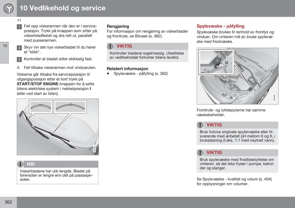 Volvo S60 II 2 bruksanvisningen / page 364