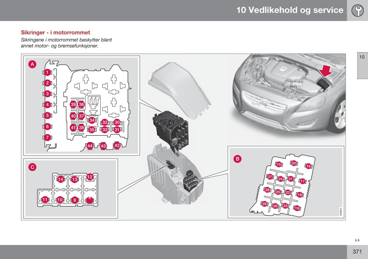 Volvo S60 II 2 bruksanvisningen / page 373