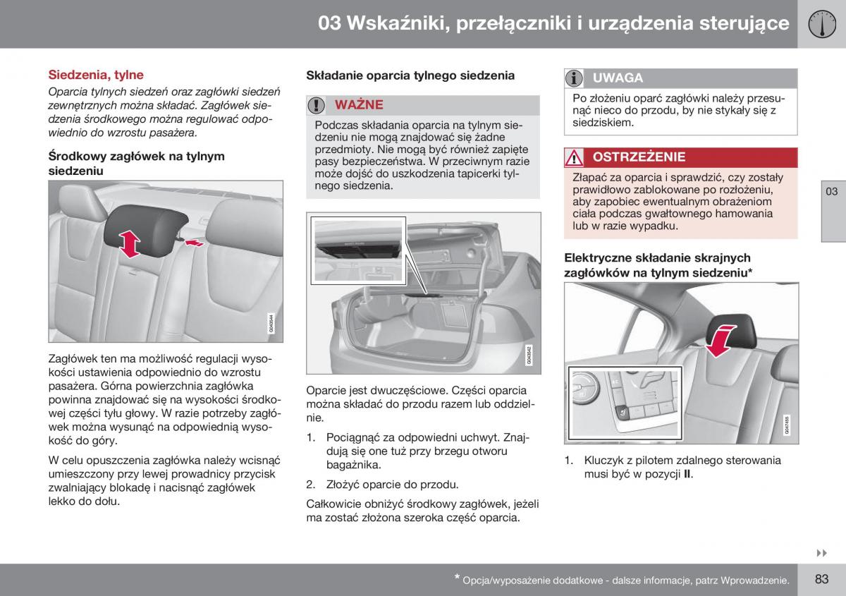 Volvo S60 II 2 instrukcja obslugi / page 85