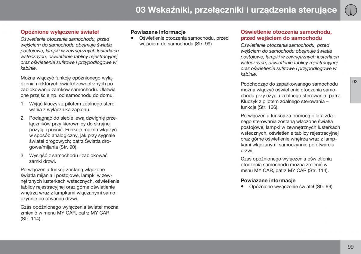 Volvo S60 II 2 instrukcja obslugi / page 101