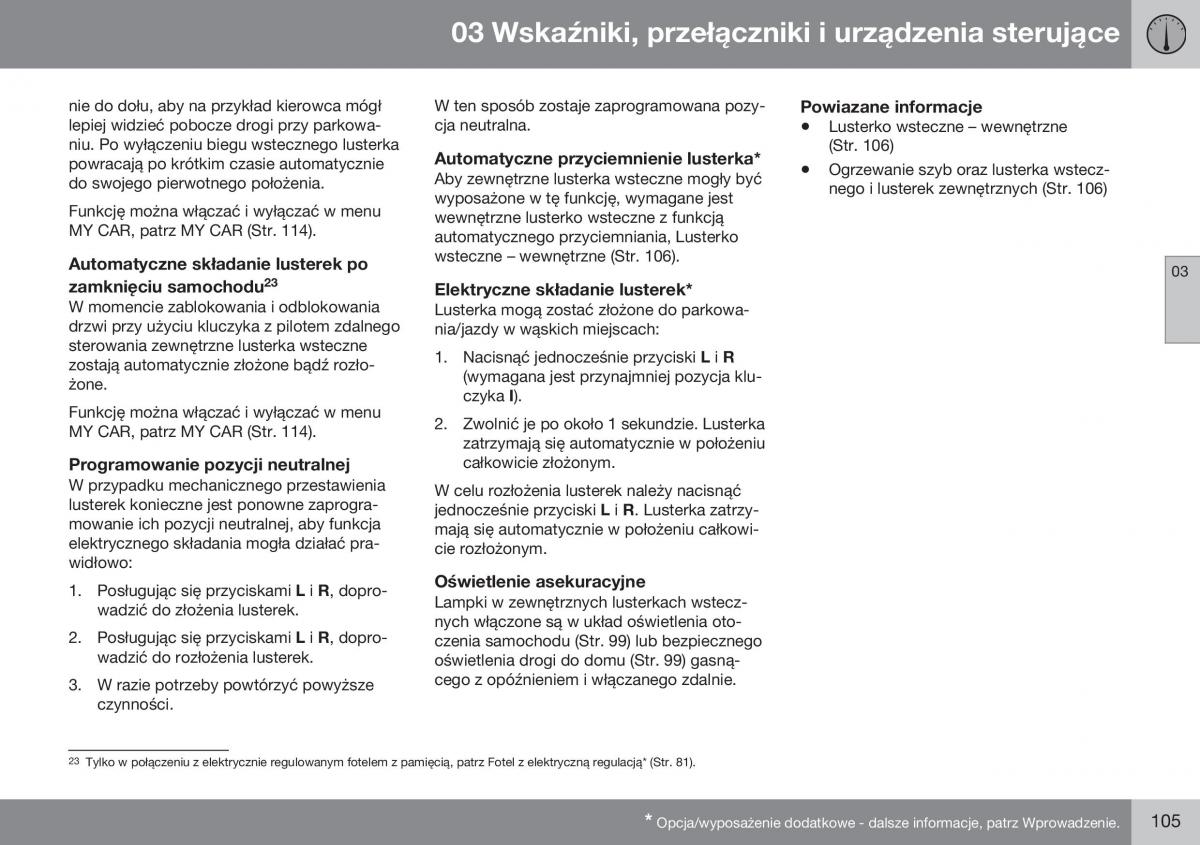 Volvo S60 II 2 instrukcja obslugi / page 107