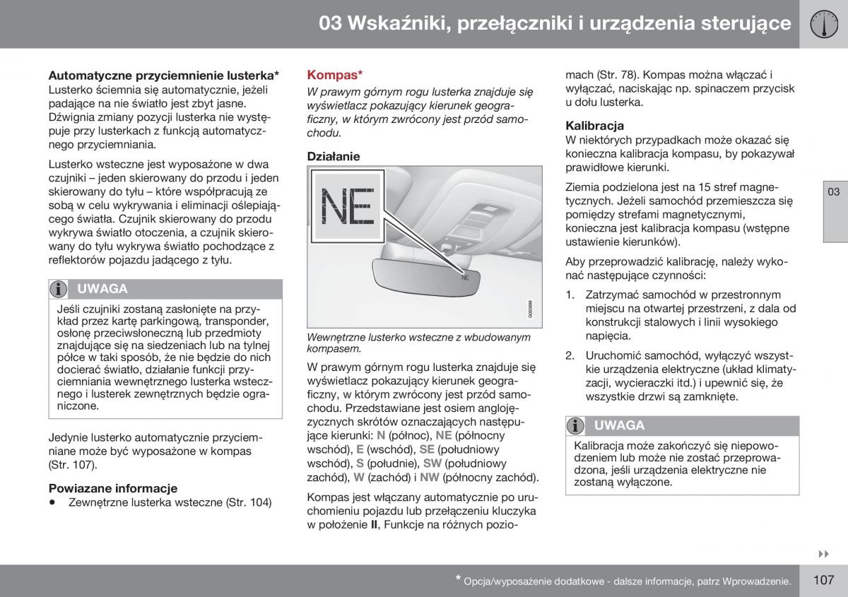 Volvo S60 II 2 instrukcja obslugi / page 109