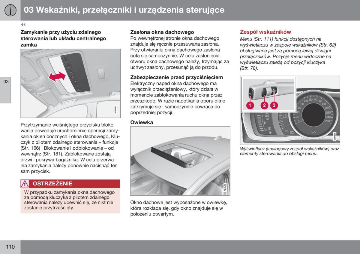 Volvo S60 II 2 instrukcja obslugi / page 112