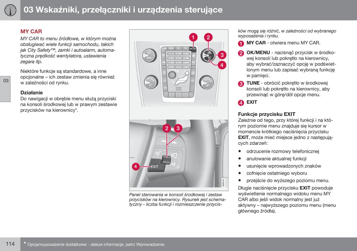 Volvo S60 II 2 instrukcja obslugi / page 116