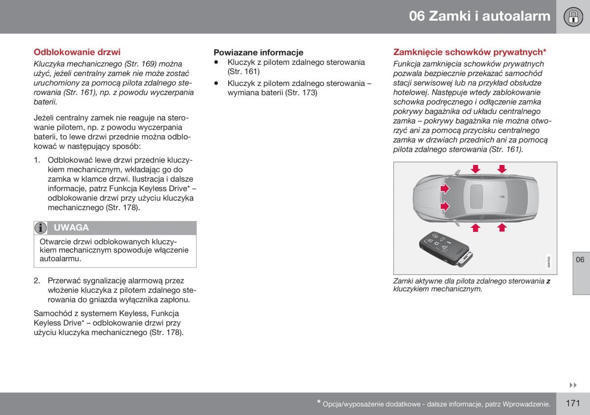 Volvo S60 II 2 instrukcja obslugi / page 173