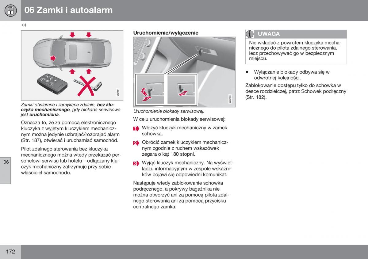 Volvo S60 II 2 instrukcja obslugi / page 174