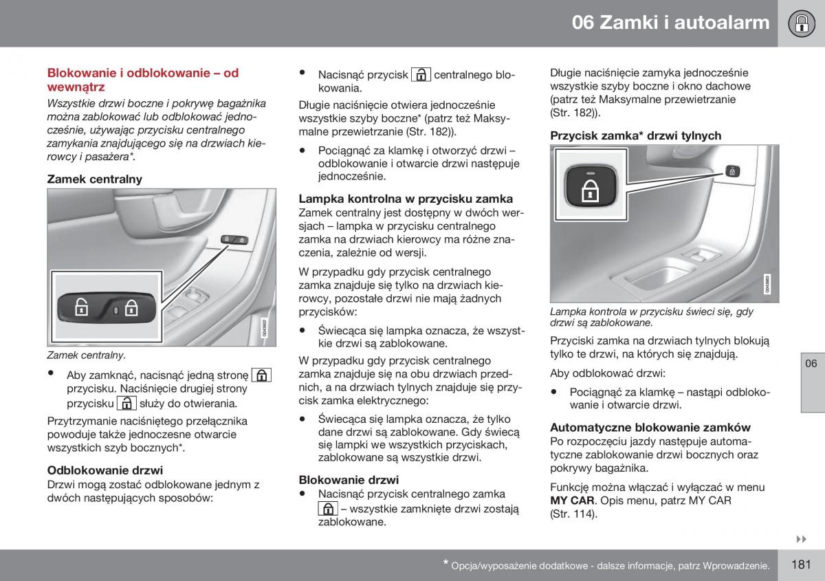 Volvo S60 II 2 instrukcja obslugi / page 183