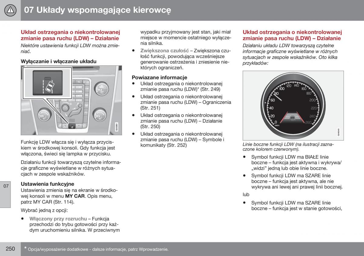 Volvo S60 II 2 instrukcja obslugi / page 252