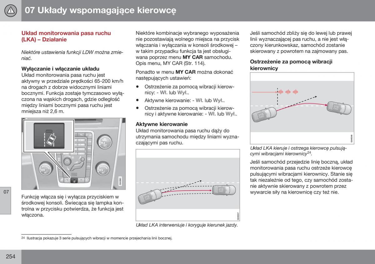 Volvo S60 II 2 instrukcja obslugi / page 256