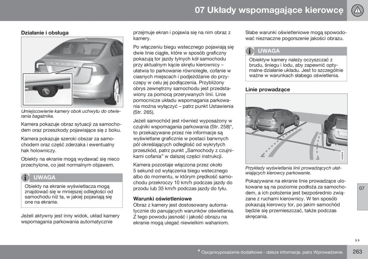 Volvo S60 II 2 instrukcja obslugi / page 265