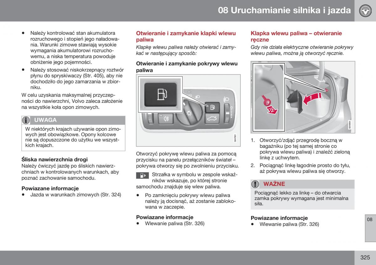 Volvo S60 II 2 instrukcja obslugi / page 327