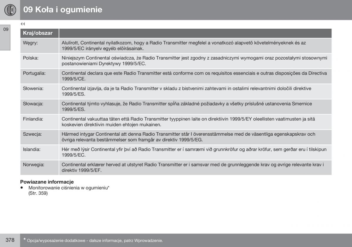 Volvo S60 II 2 instrukcja obslugi / page 380