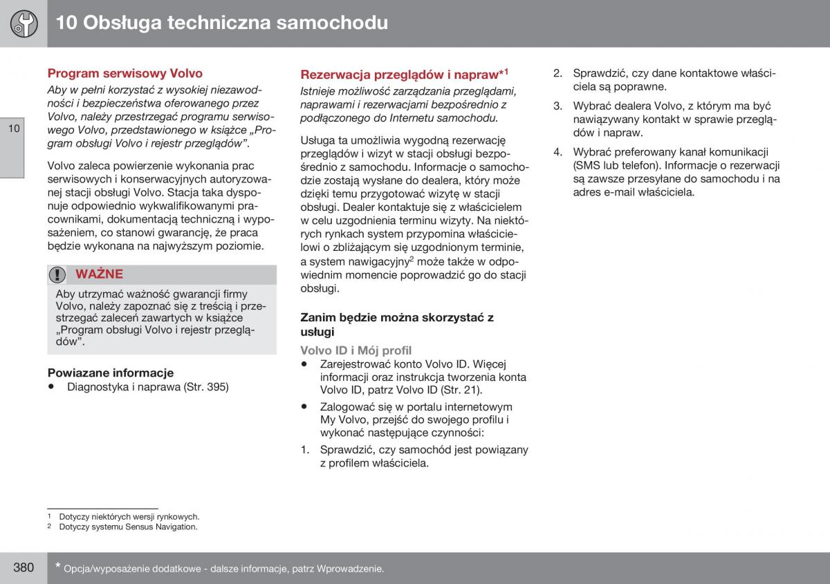 Volvo S60 II 2 instrukcja obslugi / page 382