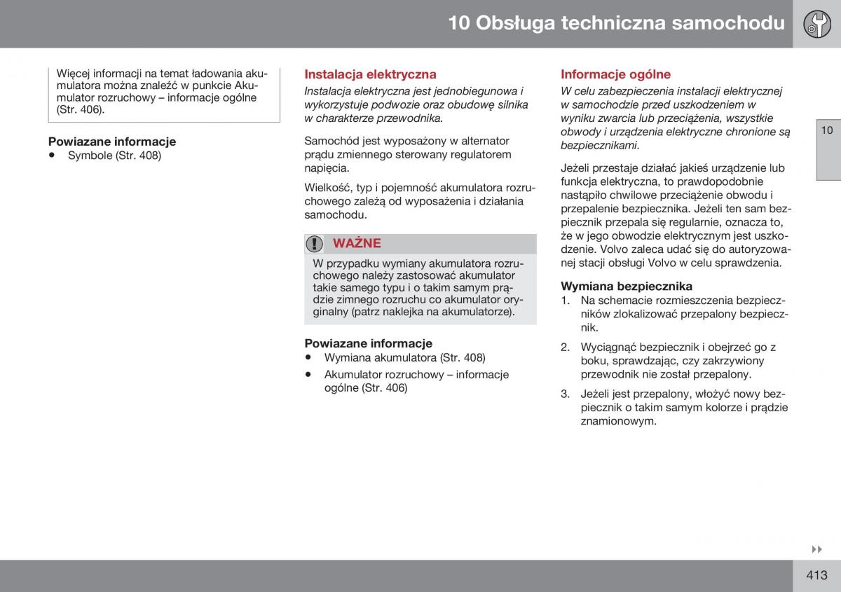 Volvo S60 II 2 instrukcja obslugi / page 415