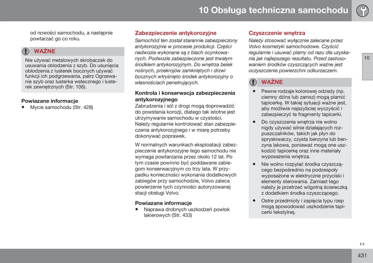 Volvo S60 II 2 instrukcja obslugi / page 433