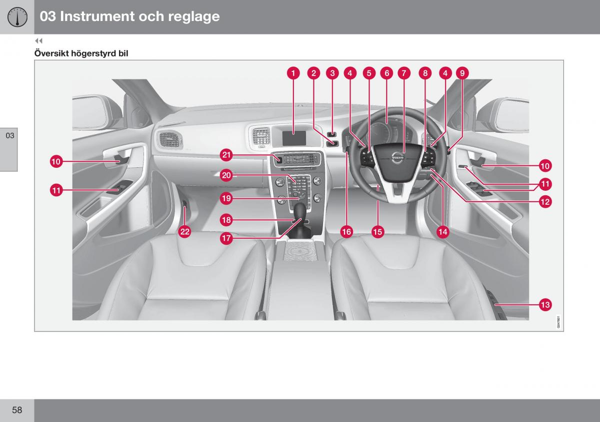 Volvo S60 II 2 instruktionsbok / page 60