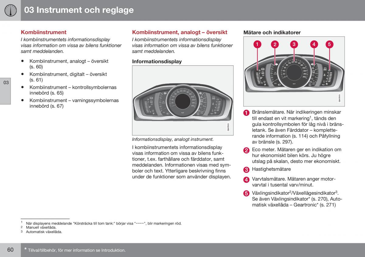 Volvo S60 II 2 instruktionsbok / page 62