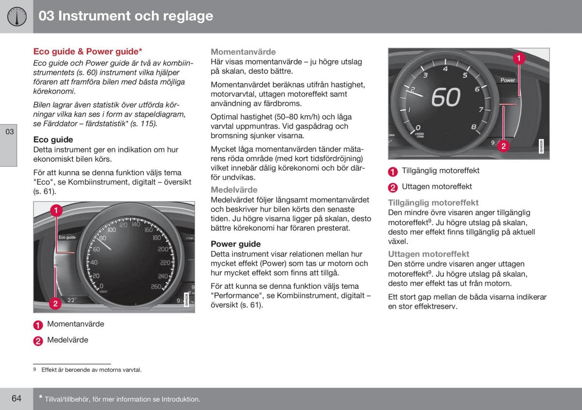 Volvo S60 II 2 instruktionsbok / page 66