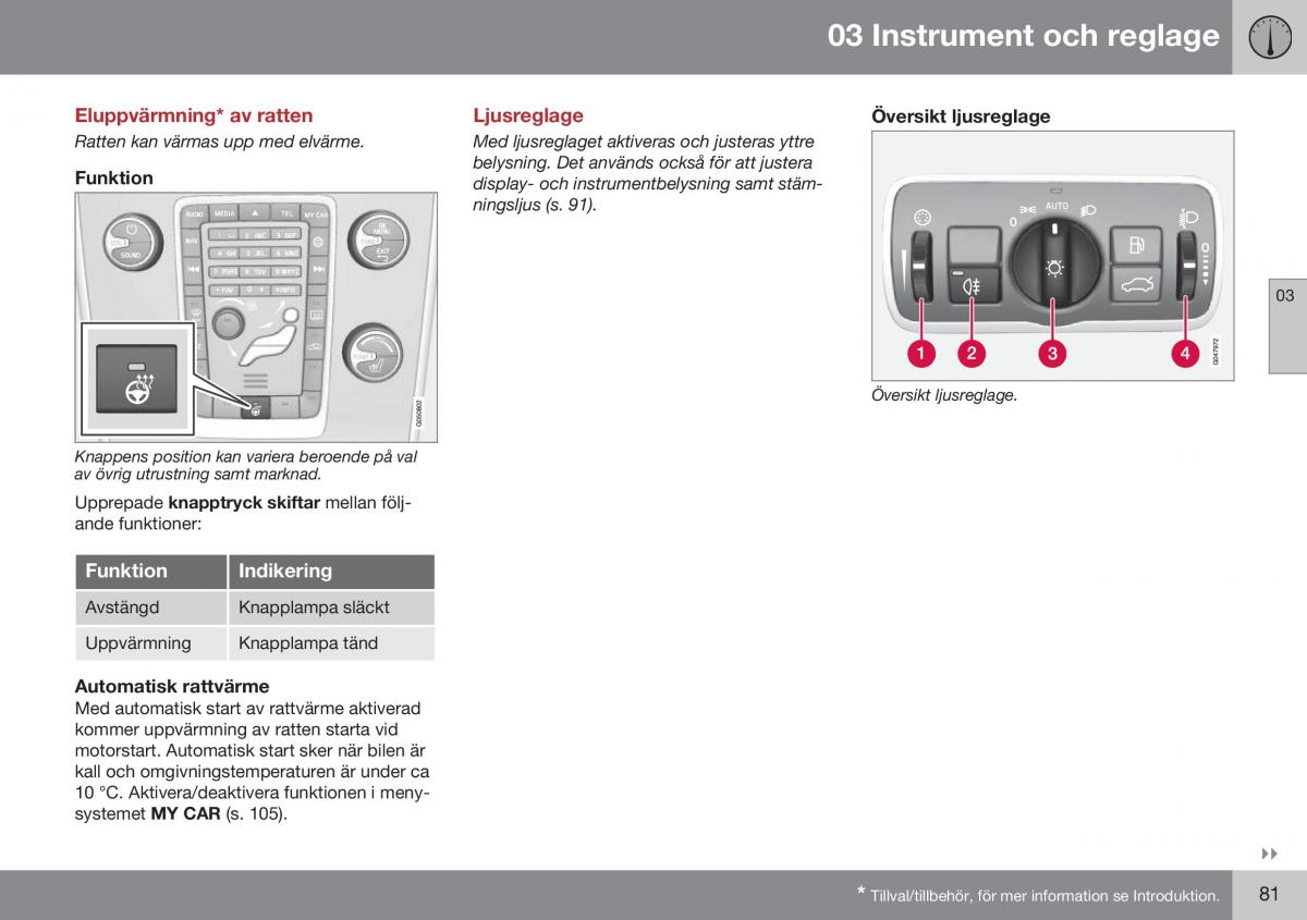 Volvo S60 II 2 instruktionsbok / page 83