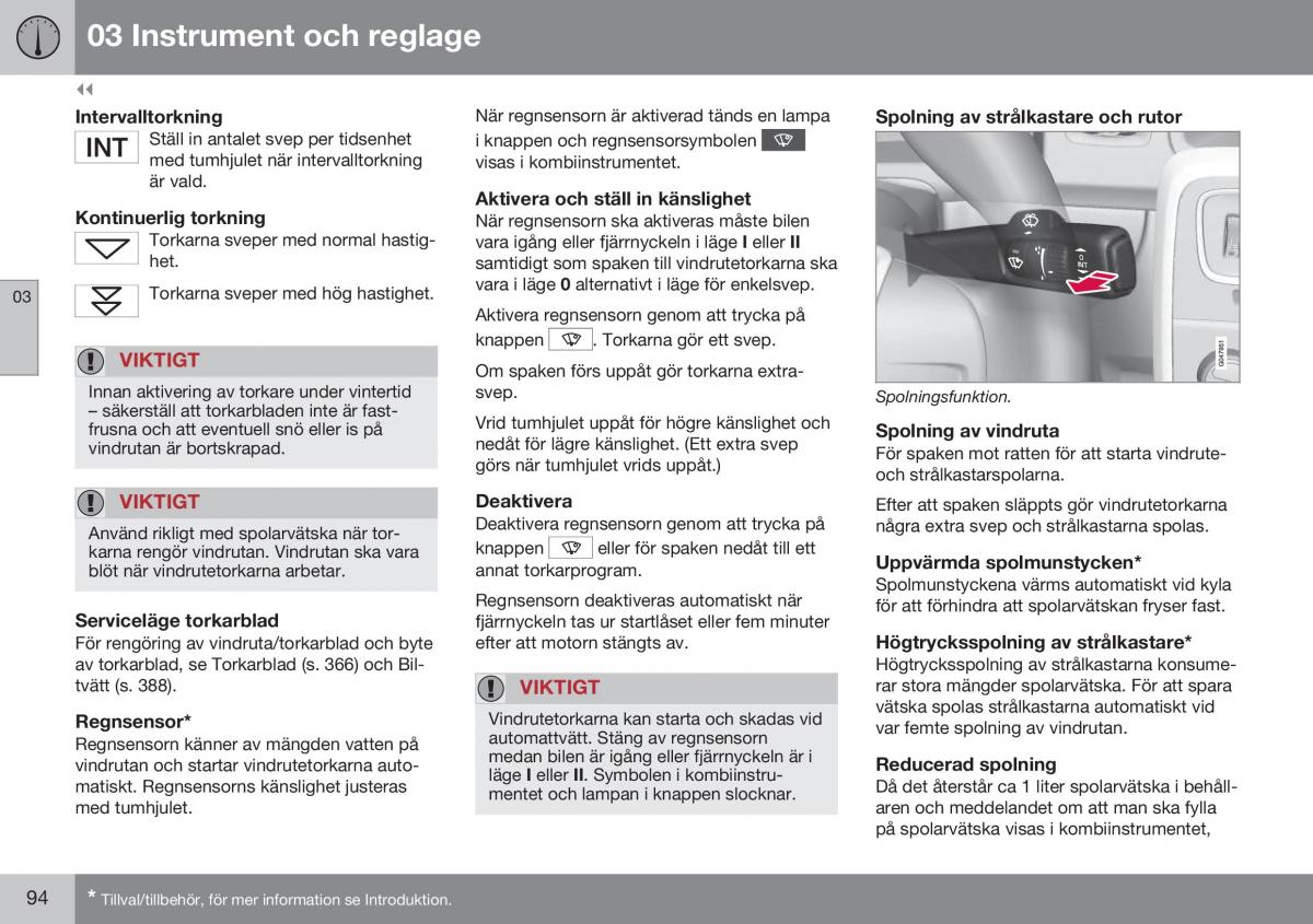 Volvo S60 II 2 instruktionsbok / page 96