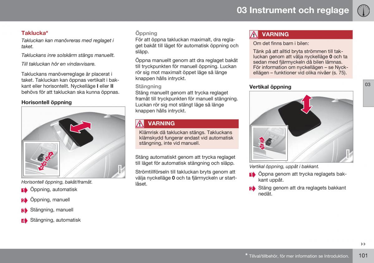 Volvo S60 II 2 instruktionsbok / page 103