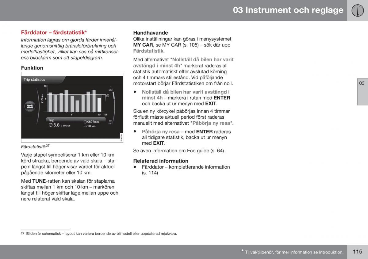 Volvo S60 II 2 instruktionsbok / page 117