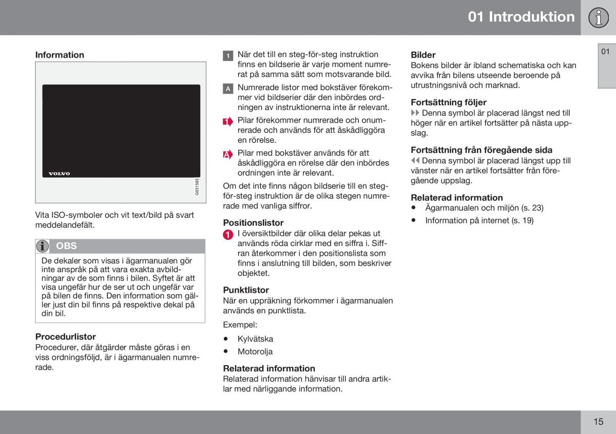 Volvo S60 II 2 instruktionsbok / page 17