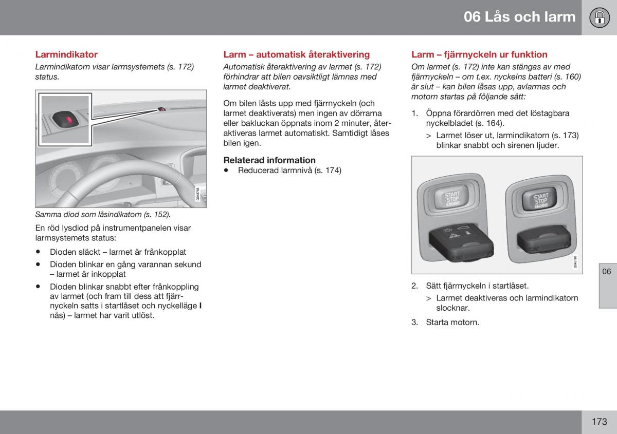 Volvo S60 II 2 instruktionsbok / page 175