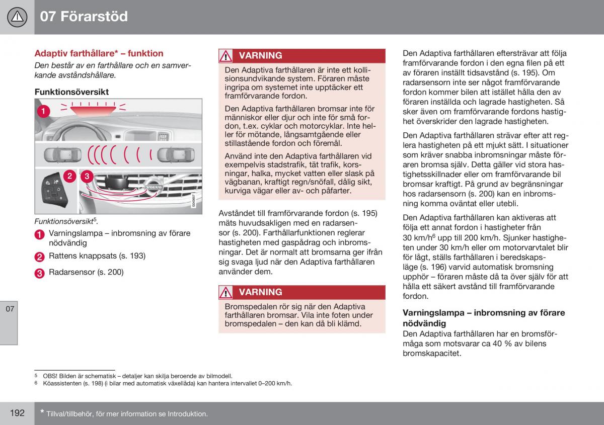 Volvo S60 II 2 instruktionsbok / page 194