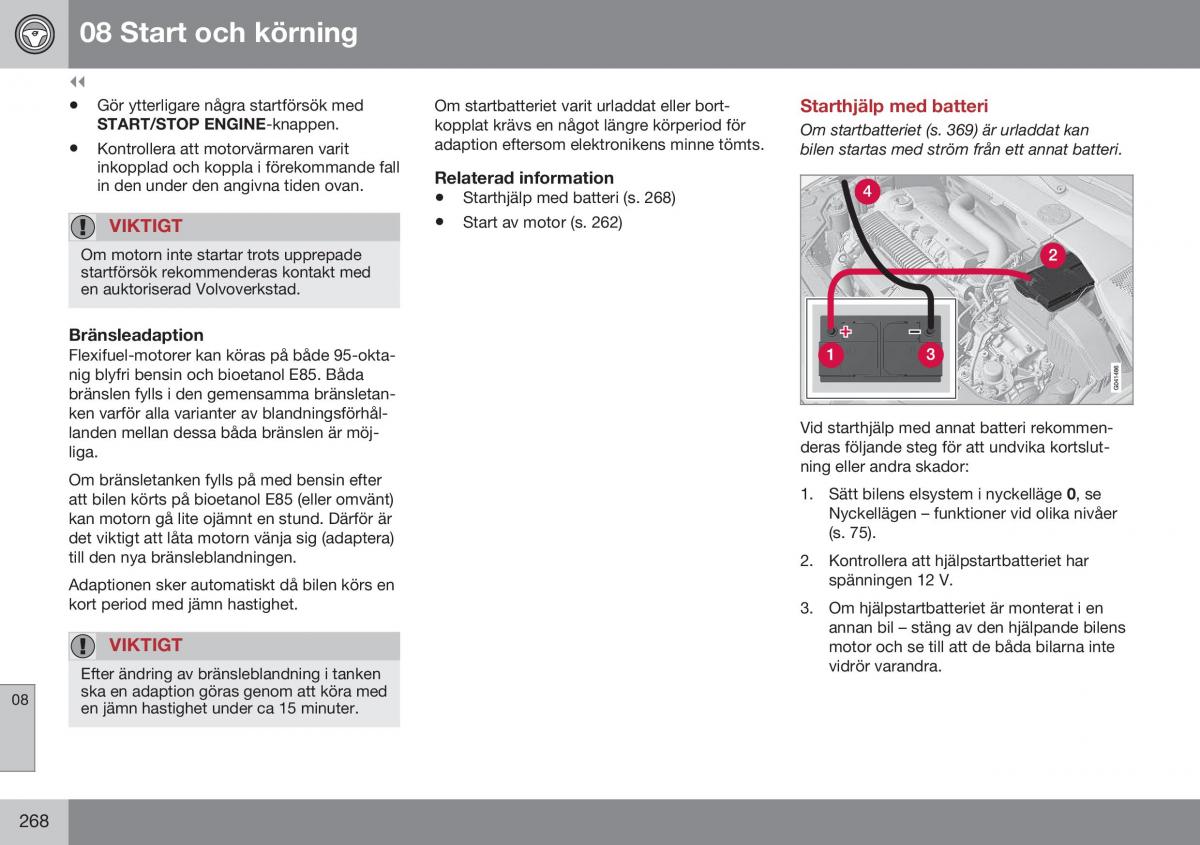 Volvo S60 II 2 instruktionsbok / page 270