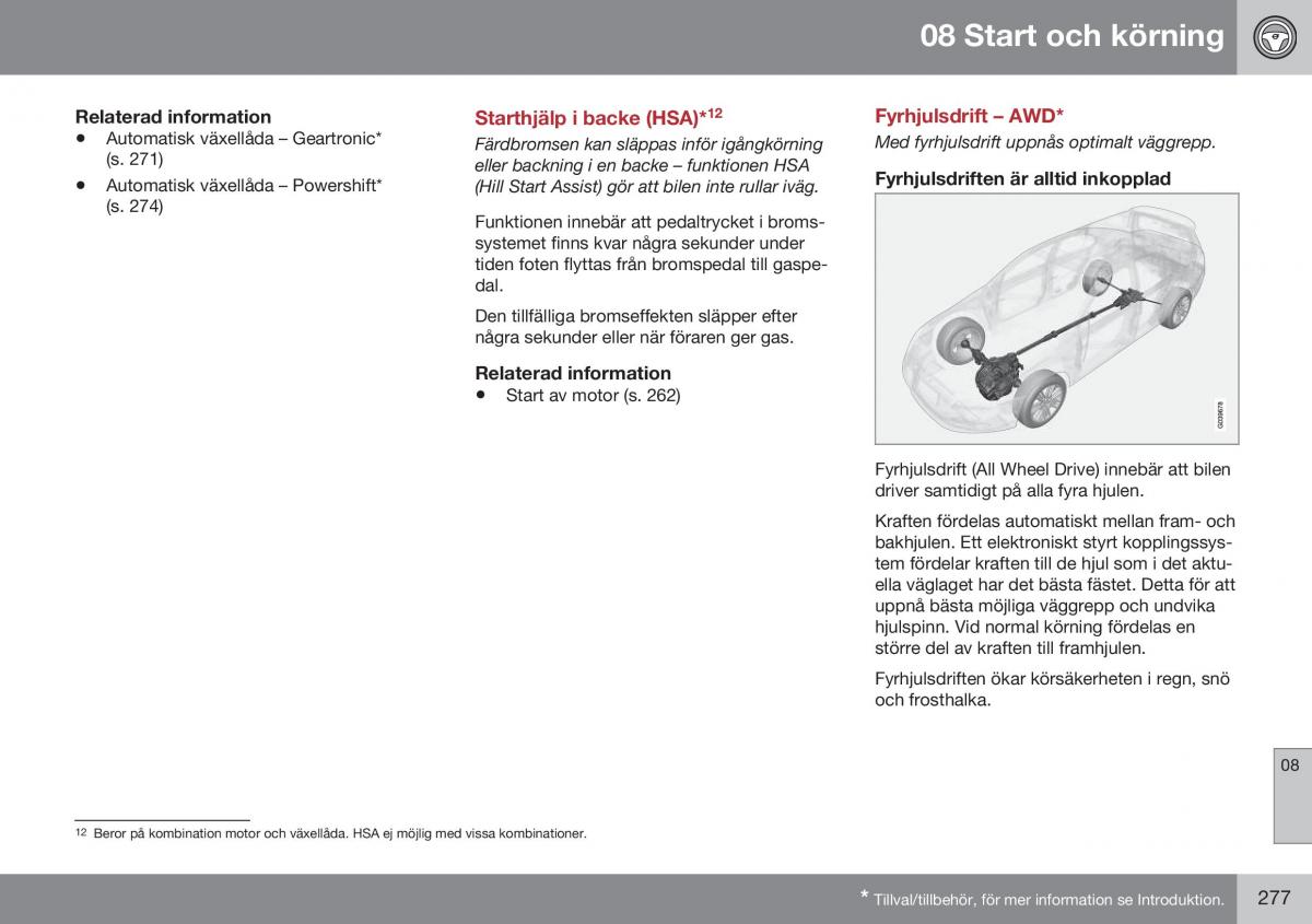 Volvo S60 II 2 instruktionsbok / page 279