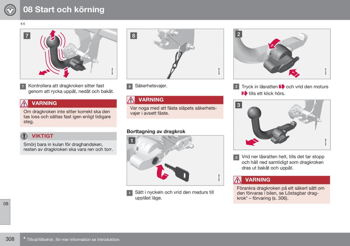 Volvo S60 II 2 instruktionsbok / page 310