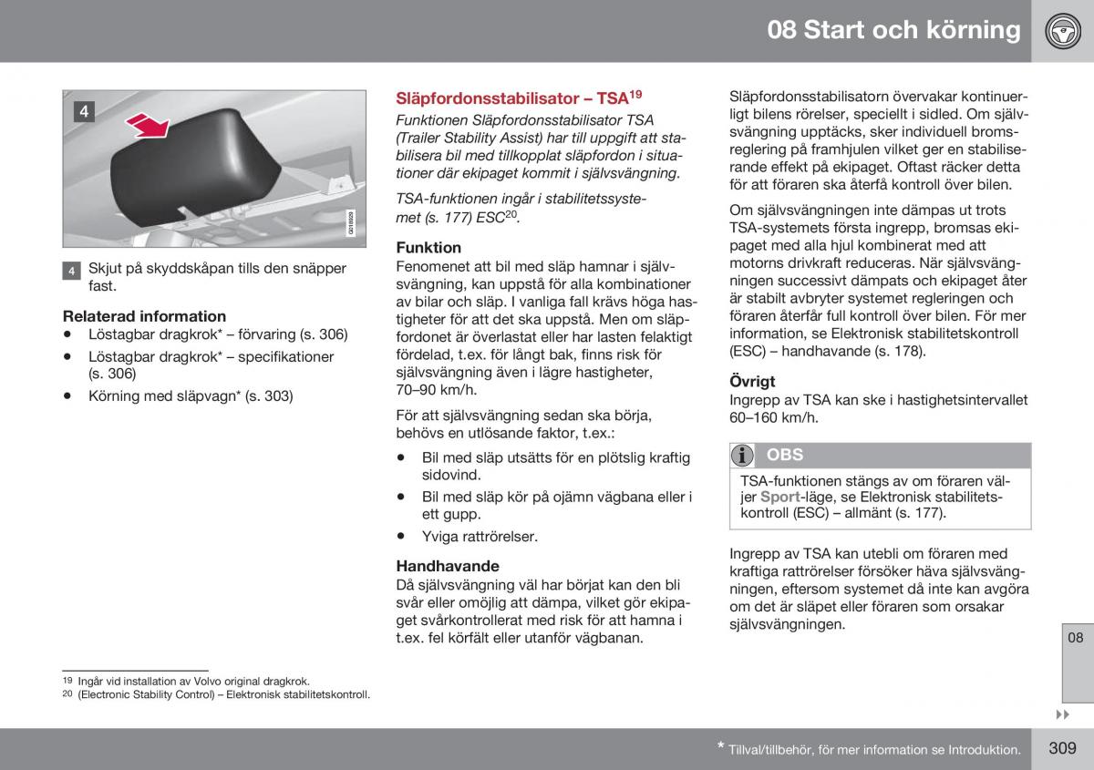 Volvo S60 II 2 instruktionsbok / page 311