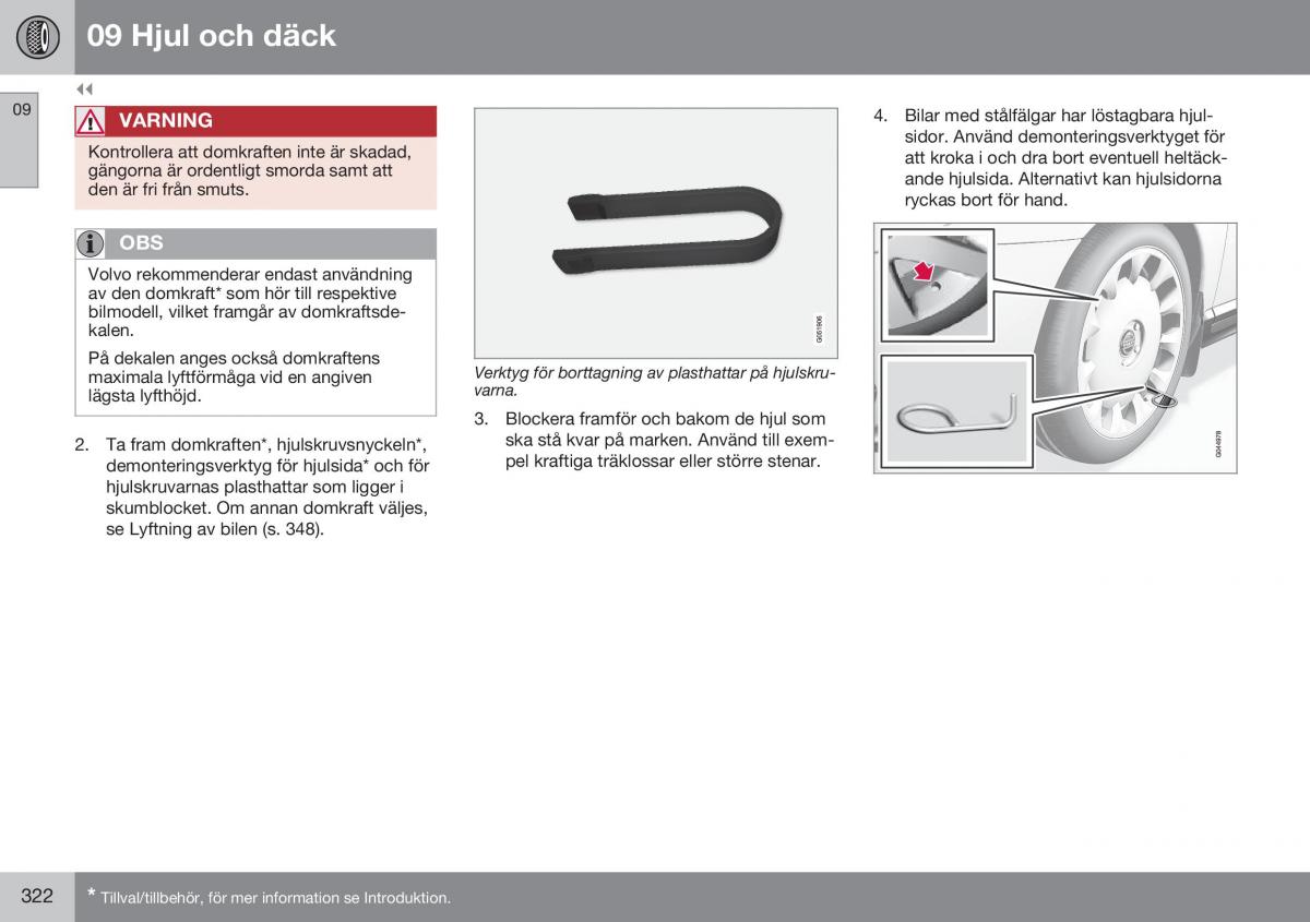 Volvo S60 II 2 instruktionsbok / page 324