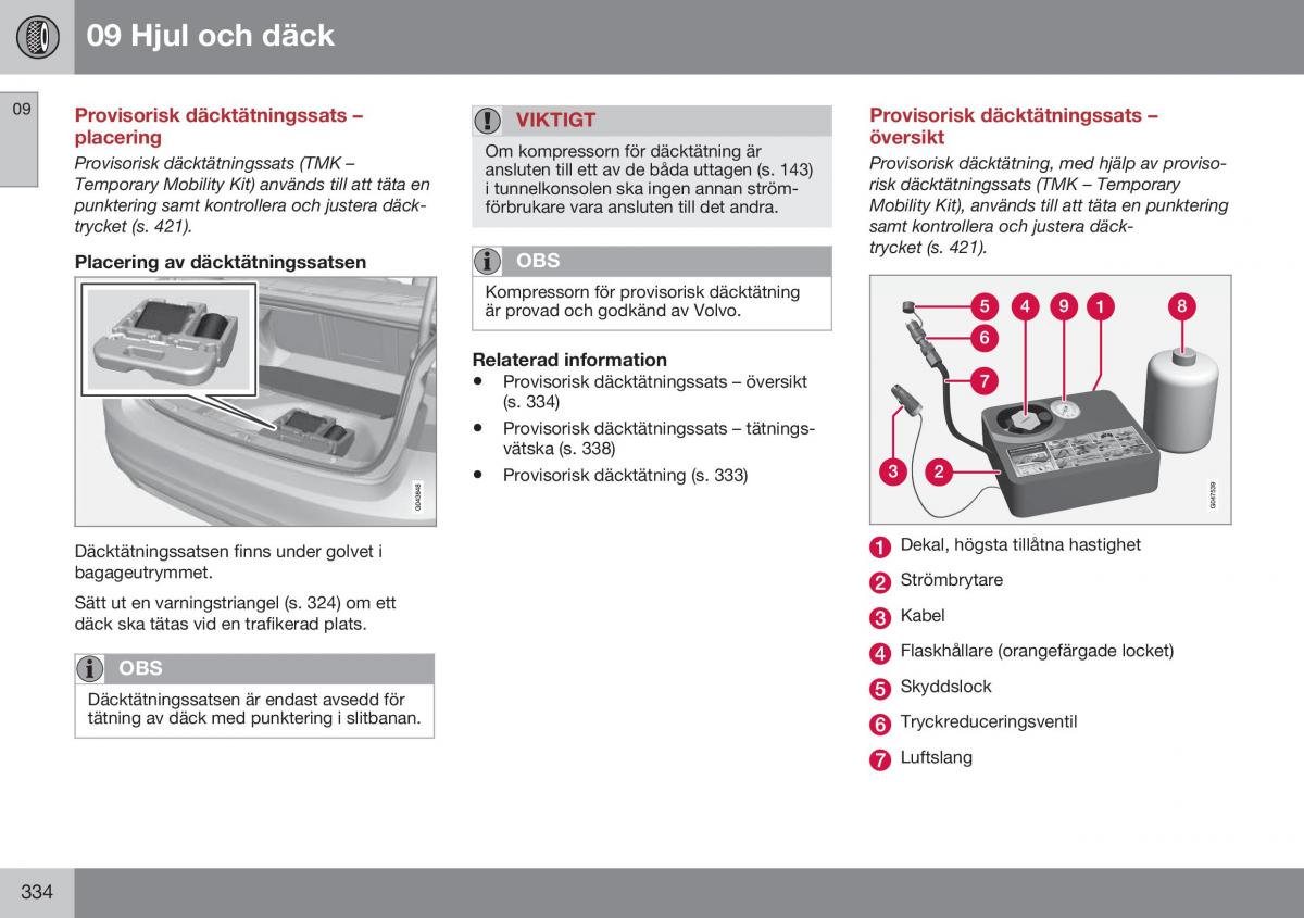 Volvo S60 II 2 instruktionsbok / page 336