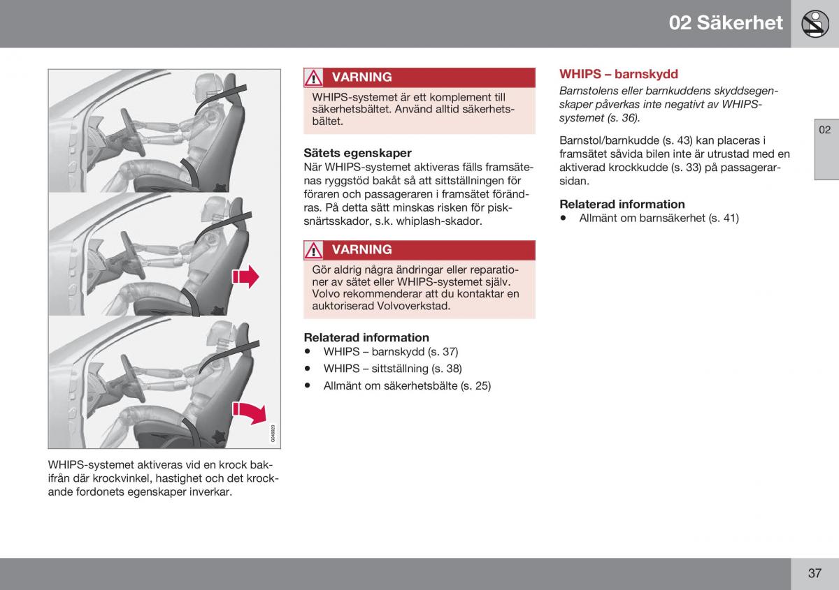 Volvo S60 II 2 instruktionsbok / page 39