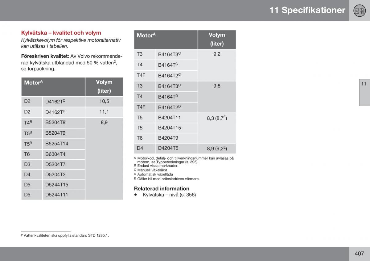 Volvo S60 II 2 instruktionsbok / page 409