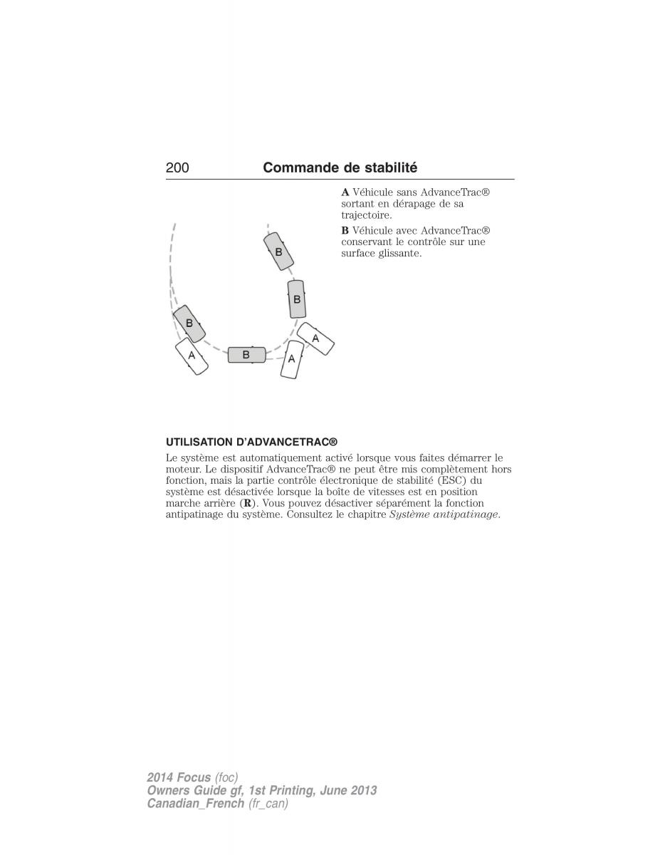 Ford Focus III 3 manuel du proprietaire / page 201