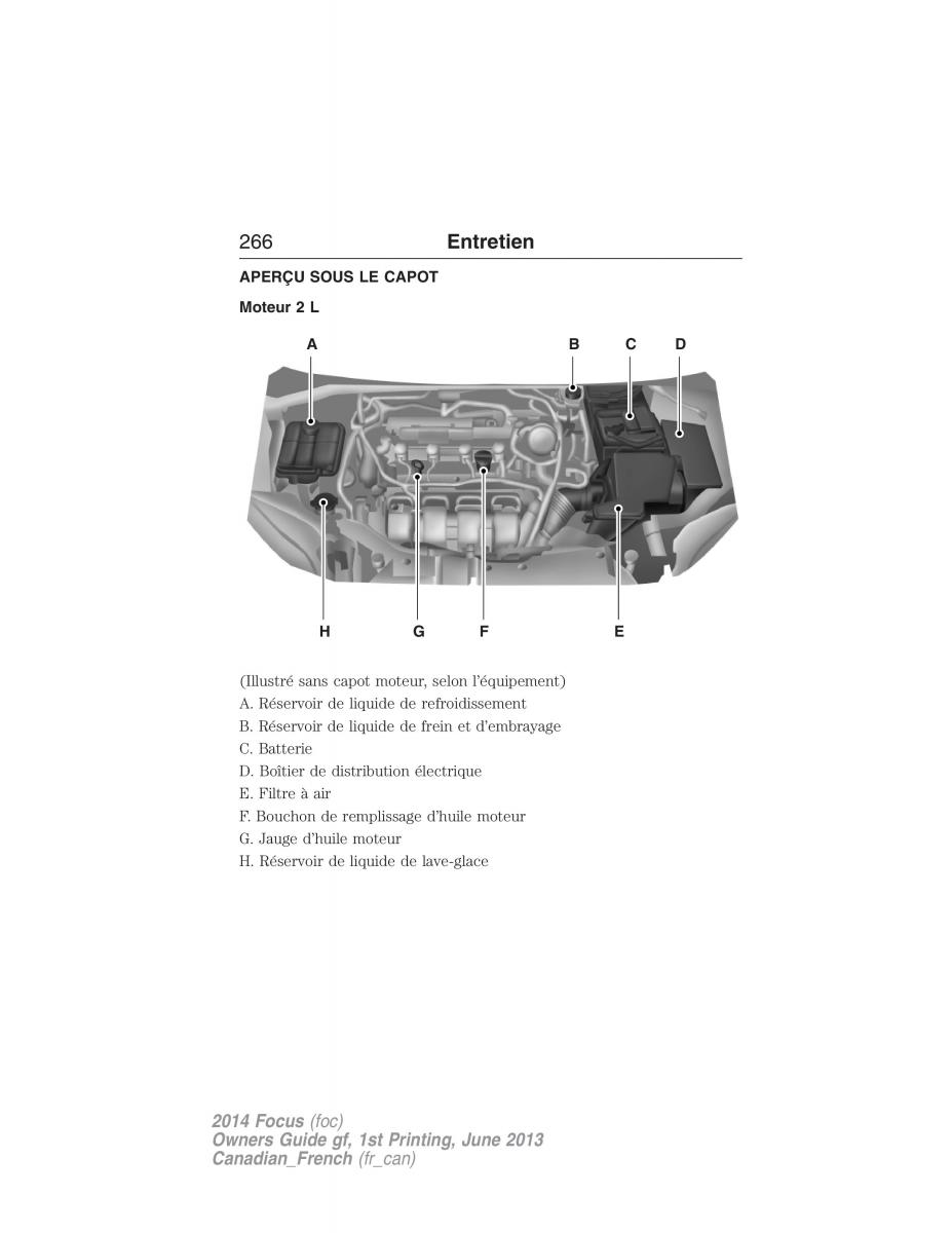 Ford Focus III 3 manuel du proprietaire / page 267