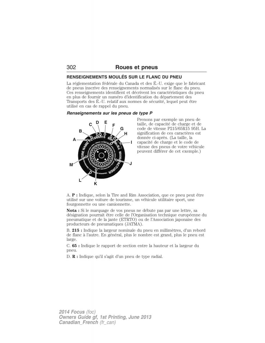 Ford Focus III 3 manuel du proprietaire / page 303