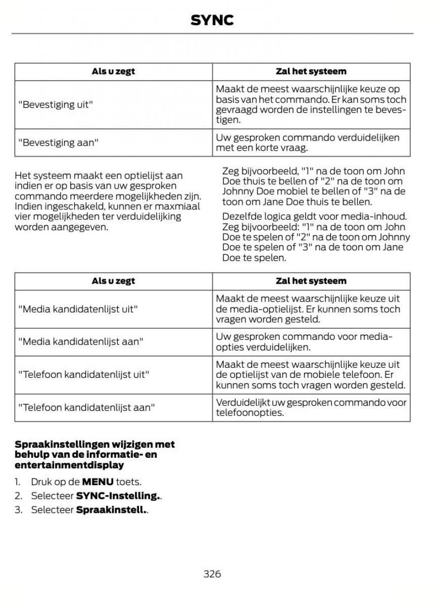 Ford Focus III 3 handleiding / page 329