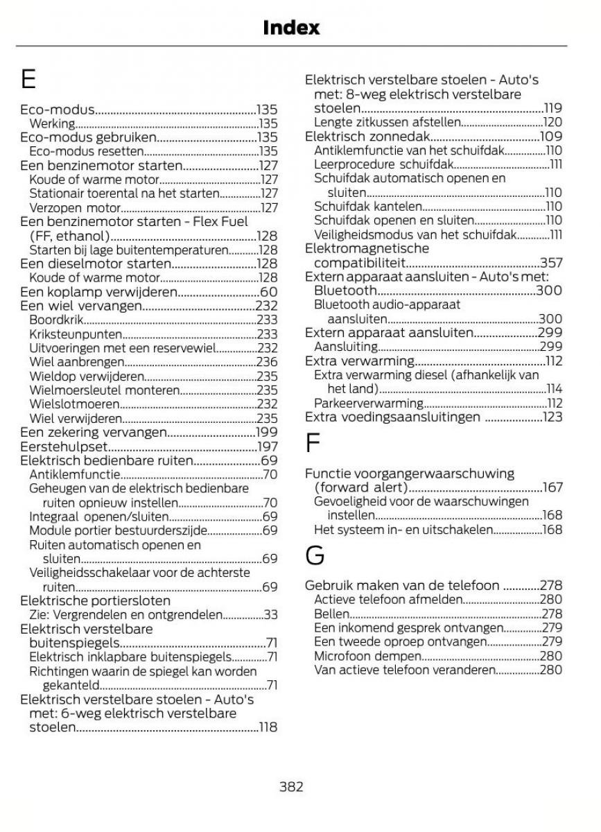 Ford Focus III 3 handleiding / page 385