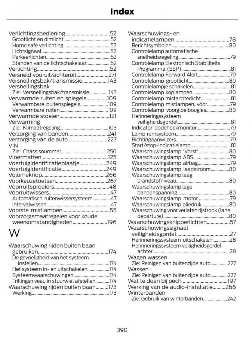 Ford Focus III 3 handleiding / page 393