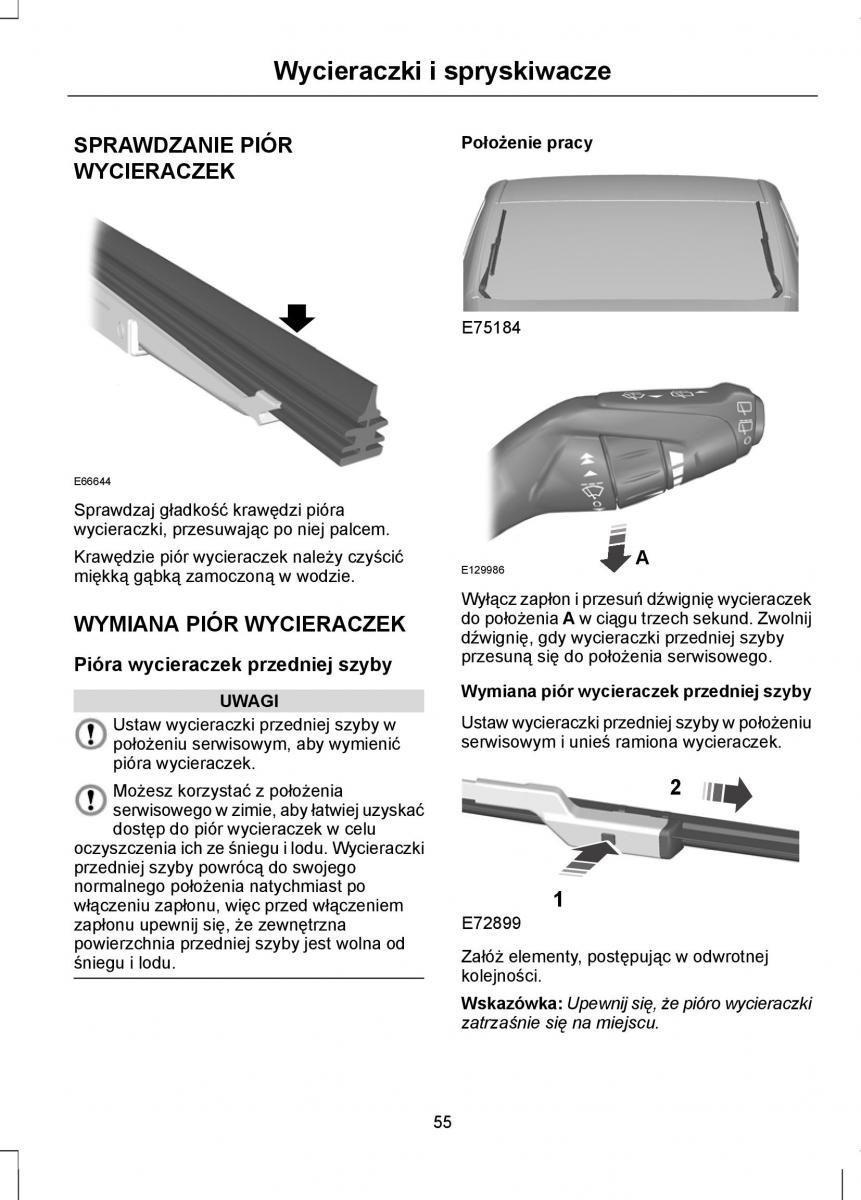 Ford Focus III 3 instrukcja obslugi / page 57