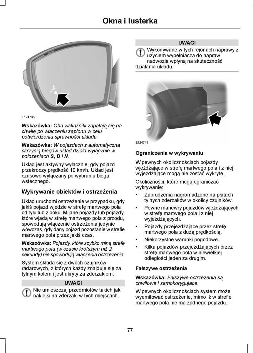 Ford Focus III 3 instrukcja obslugi / page 79