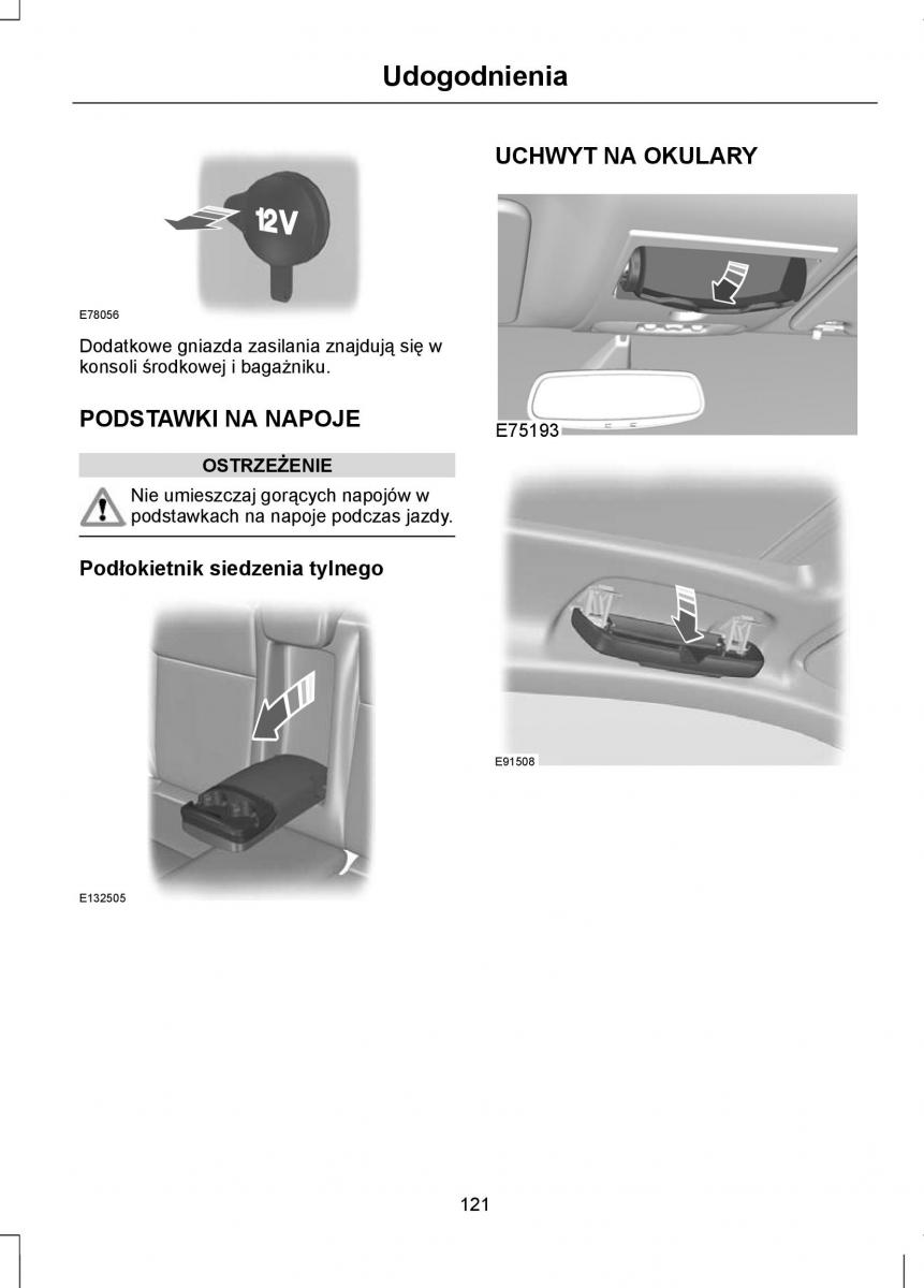 Ford Focus III 3 instrukcja obslugi / page 123