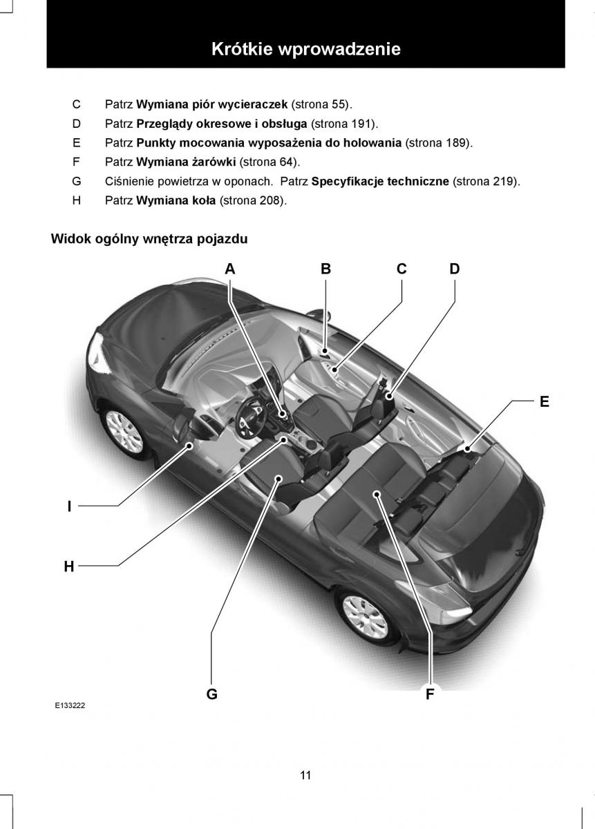 Ford Focus III 3 instrukcja obslugi / page 13