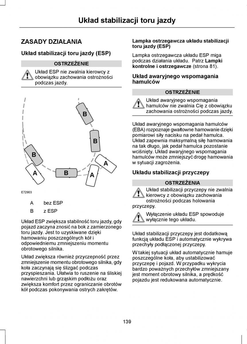 Ford Focus III 3 instrukcja obslugi / page 141