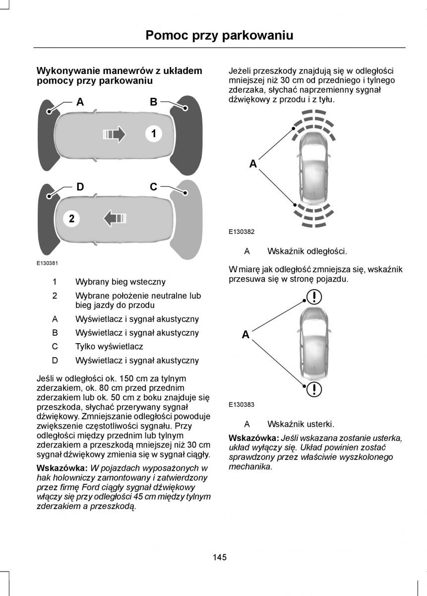 Ford Focus III 3 instrukcja obslugi / page 147